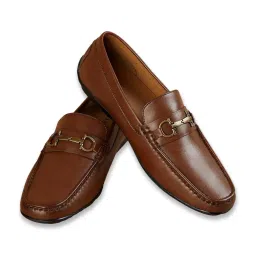 Code by Lifestyle Men's Tan Loafers image 5