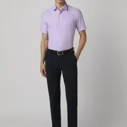 Peter England Purple Regular Fit Shirt image 4