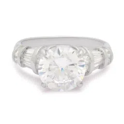 Anayra 92.5 Sterling Silver Sparkling Ring for Women-picture-14