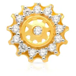 Malabar Gold and Diamonds 22k Gold Nosepin for Women-picture-28