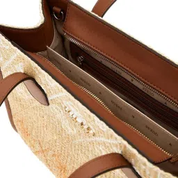 Guess Cognac Silvana Logo Tote image 5