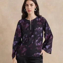 RAREISM Multi Polyester Printed Long Sleeves Top-picture-11