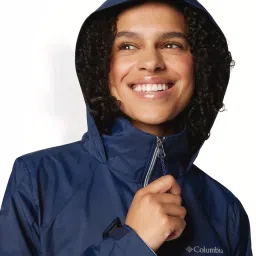 Columbia Collegiate Navy Plain Rain Jacket image 5