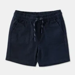 R&B Boys Navy Blue Cotton Shorts-picture-17