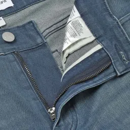 Calvin Klein Jeans Slim Blue Rinse Washed Mid Rise Jeans image 5