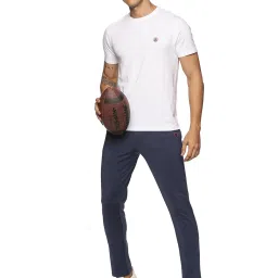 DOMIN8 Men Slim-Fit Mid Rise Workleisure Track Pants image 5