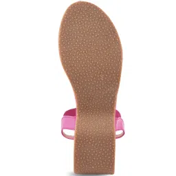 TRYME Women's Pink Sling Back Sandals image 5