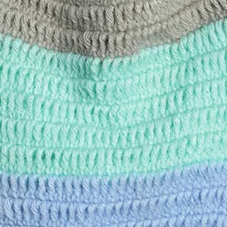 CHUTPUT Kids Set of 2 Blue & Pink Crochet Beanie image 3