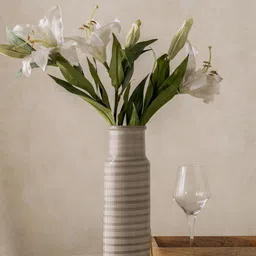 IAAH Grey Corsa Ceramic Flower Vase-picture-25