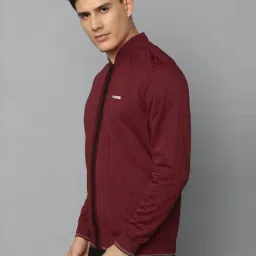 Louis Philippe Sport Maroon Regular Fit Sweatshirt image 3