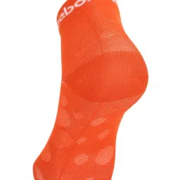 Reebok Orange Textured Large Cotton Ankle Length Socks image 4