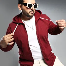 Instafab Plus Men Hooded Sweatshirt image 5