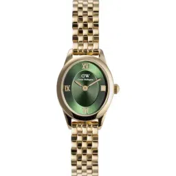 DANIEL WELLINGTON Oval Mini Green Oval Dial Analogue Women Watch - DW00100804K-picture-14