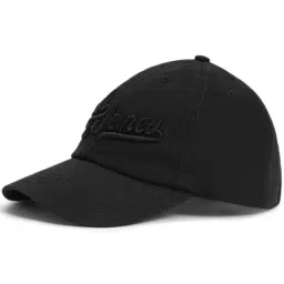 Jack & Jones Jet Black Embroidered Cap image 2