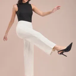 FableStreet LivIn Striped Wide Leg Pants image 4