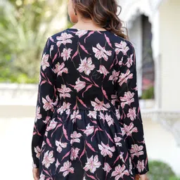 SHREELATA Floral Print Top image 4