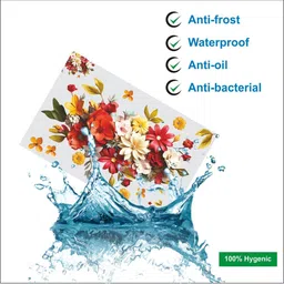 LooMantha Red & Beige 6 Pieces Printed Waterproof Table Placemats image 5