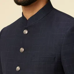 Manyavar Self Design Tailored Fit Two Piece Suits image 4