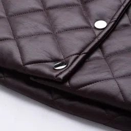 Chemistry Women Brown Quilted Straight Skirt image 3