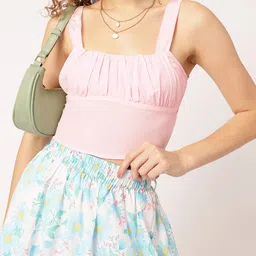DressBerry Street Style Siren Strappy Crop Top image 1