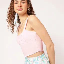 DressBerry Street Style Siren Strappy Crop Top image 4