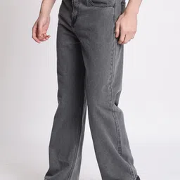 The Roadster Lifestyle Co Men Pure Cotton Wide Leg Fit Jeans-image-30