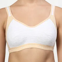 LILY Strops999 Pack of 3 Full Coverage Non Padded Seamless Sports Bra image 2