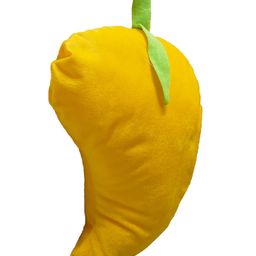 Tickles Mango Shape Soft Plush for Kids Boys & Girls Home Decor (Color: Yellow Length - 35 cm)-picture-11