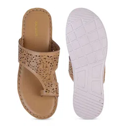 WALKWAY by Metro Women Printed One Toe Flats with Laser Cuts image 5