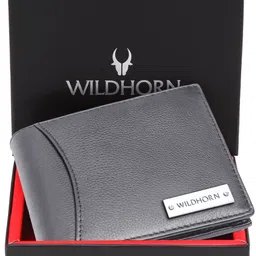 WildHorn Men Leather Two Fold Wallet image 1