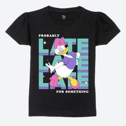 Wear Your Mind Girls Minnie Mouse Graphic Printed Round Neck Cotton T-shirt-picture-17