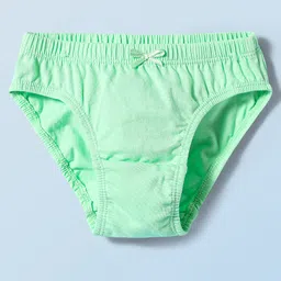 Honeyhap Premium Cotton Elastane Knit Panties With Polka Dots & Cherry Print Pack Of 5 - Bright White Fandango Pink & Navy Peony image 4