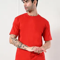 OWL MINK Round Neck Regular Fit Pure Cotton T-shirt-picture-35