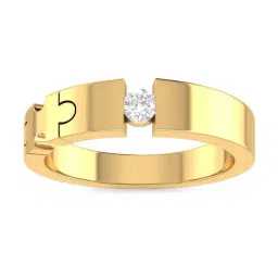 PC Jeweller 22k Yellow Gold Riocard Ring for Men-image-4