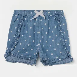 Juniors by Lifestyle Kids Blue Cotton Printed Shorts-image-76