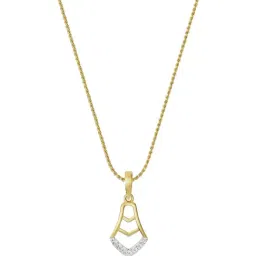EMORI 14k (585) Yellow Gold Brianna Timeless Diamond Pendant-picture-30