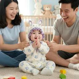 REFFER Unisex Kids Embroidered Woollen Beanie image 3