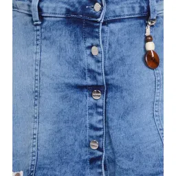 Peppermint Kids Dark Blue Textured Skort image 5