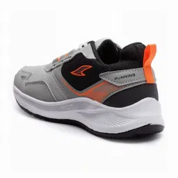 Asian Men's Grey Running Shoes image 5