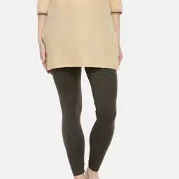 Dollar Missy Olive Cotton Leggings-image-90