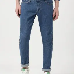 Wrangler Blue Cotton Skinny Fit Jeans-picture-17