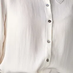 Cover Story Off White Regular Fit Shirt image 4