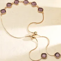 P.N.Gadgil Jewellers 18k (750) Yellow Gold Viola Radiance Flexible Bracelet-picture-35