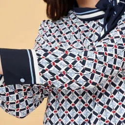 Annabelle by Pantaloons Blue Printed Top image 5