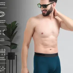 Freecultr Multi Color Modal Regular Fit Solid Trunks (Pack of 4) image 5