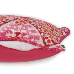 Pure Home and Living Pink Cotton Digital Print Cushion Cover image 5