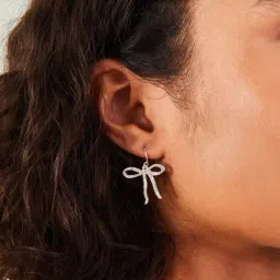 Accessorize London Silver Earrings for Women-image-71