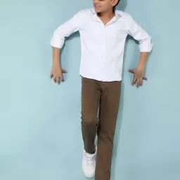 Crimsoune Club Boys White Solid Full Sleeves Shirt image 5