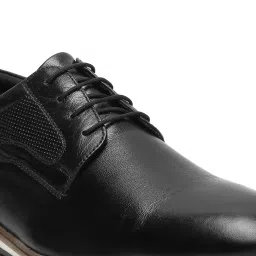 Teakwood Leathers Men's Black Derby Shoes image 5
