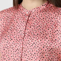Van Heusen Pink Printed Shirt image 5